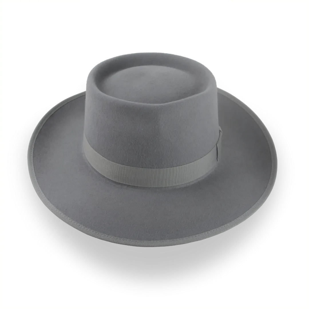 Cinema Inspired Pork Pie Hat with Wide Brim | The Oppenheimer