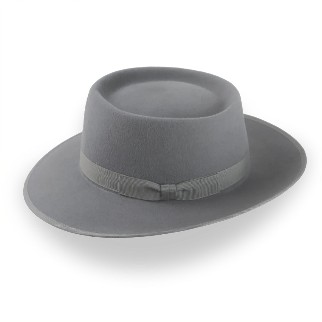 Cinema Inspired Pork Pie Hat with Wide Brim | The Oppenheimer