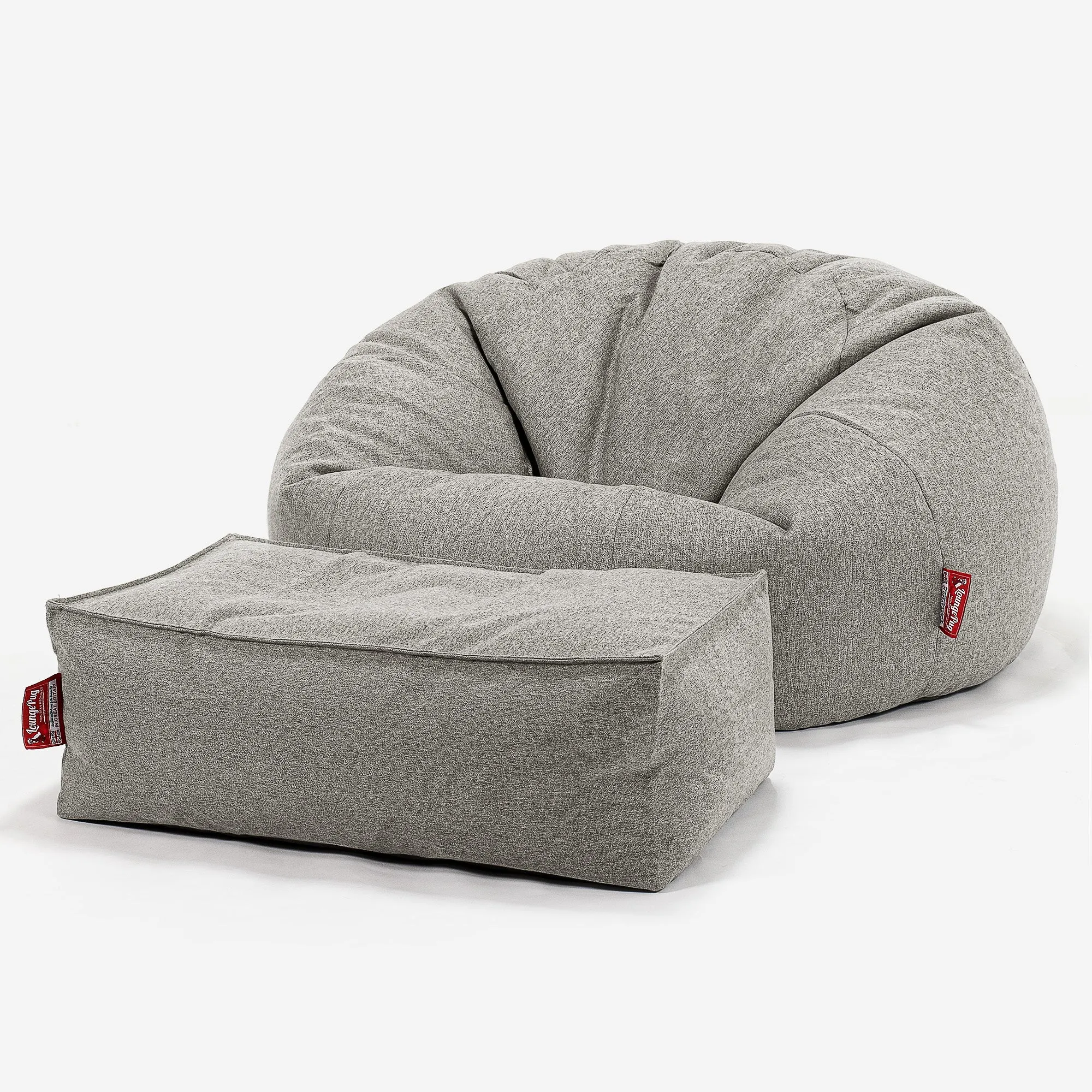 Classic Sofa Bean Bag - Interalli Wool Silver