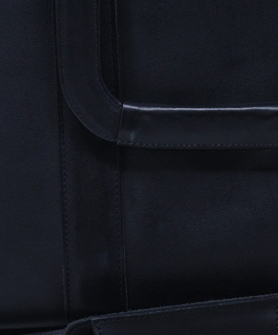 Coach Black Leather Briefcase