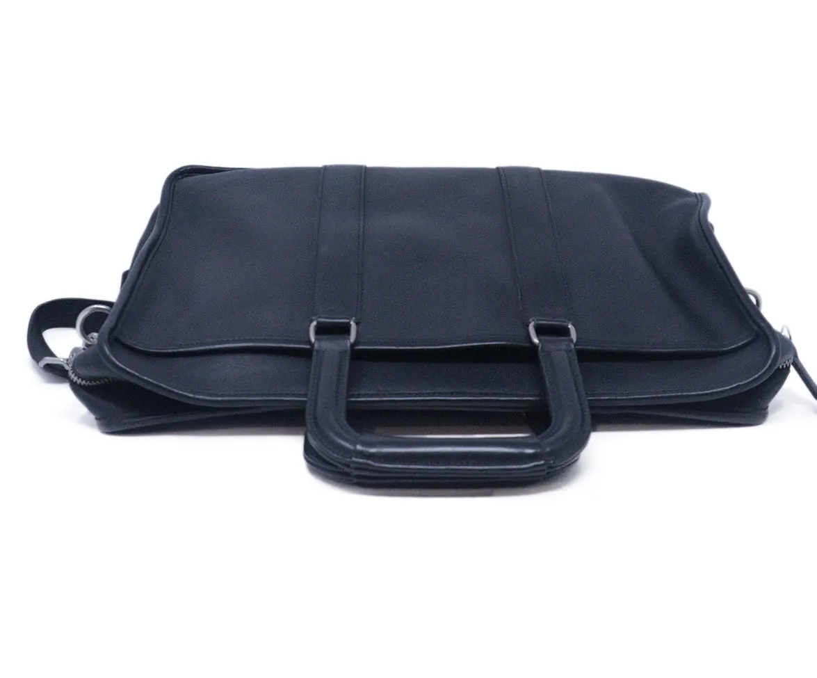 Coach Black Leather Briefcase