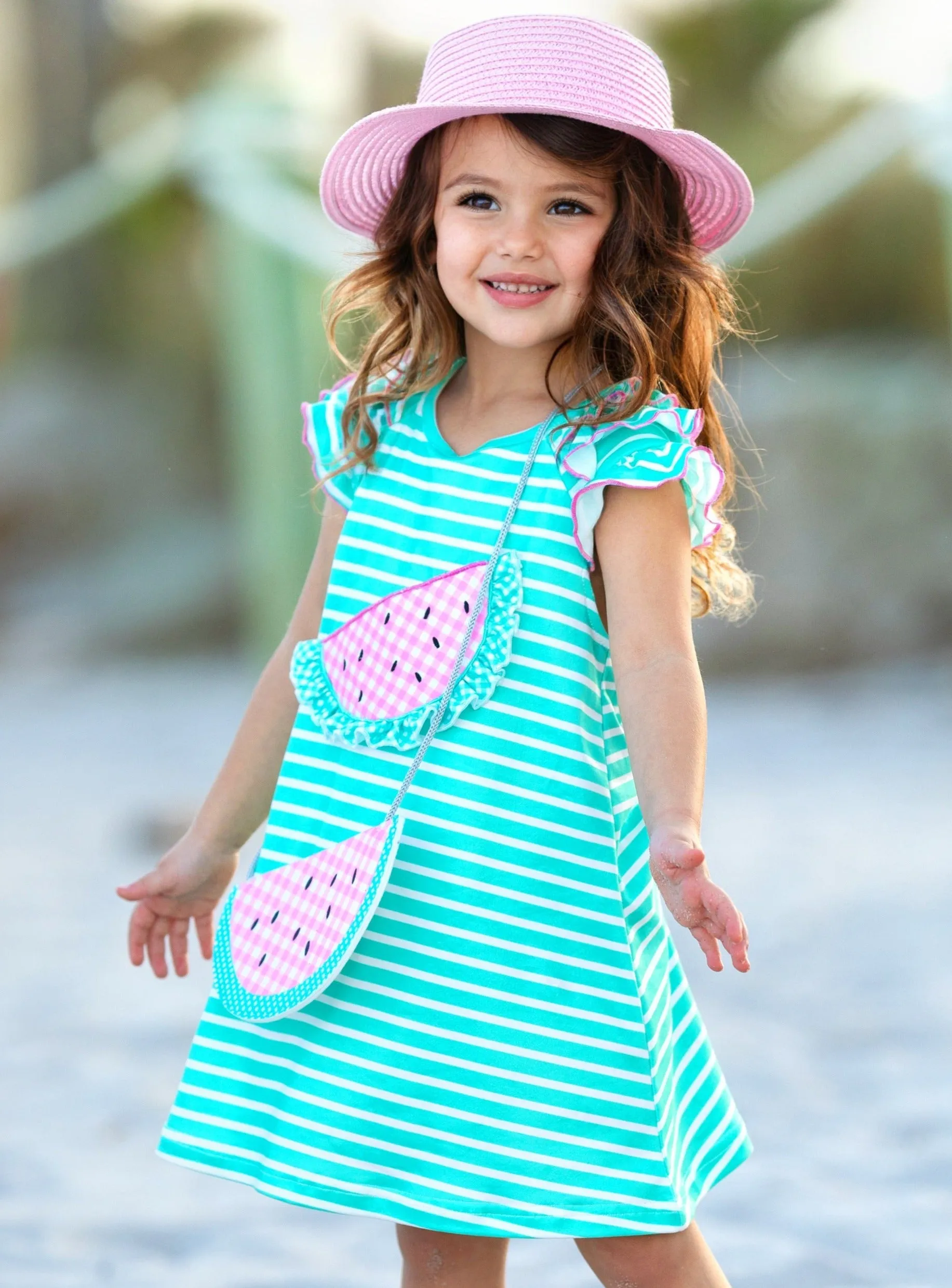 Couture Cutie Watermelon Dress and Purse Set