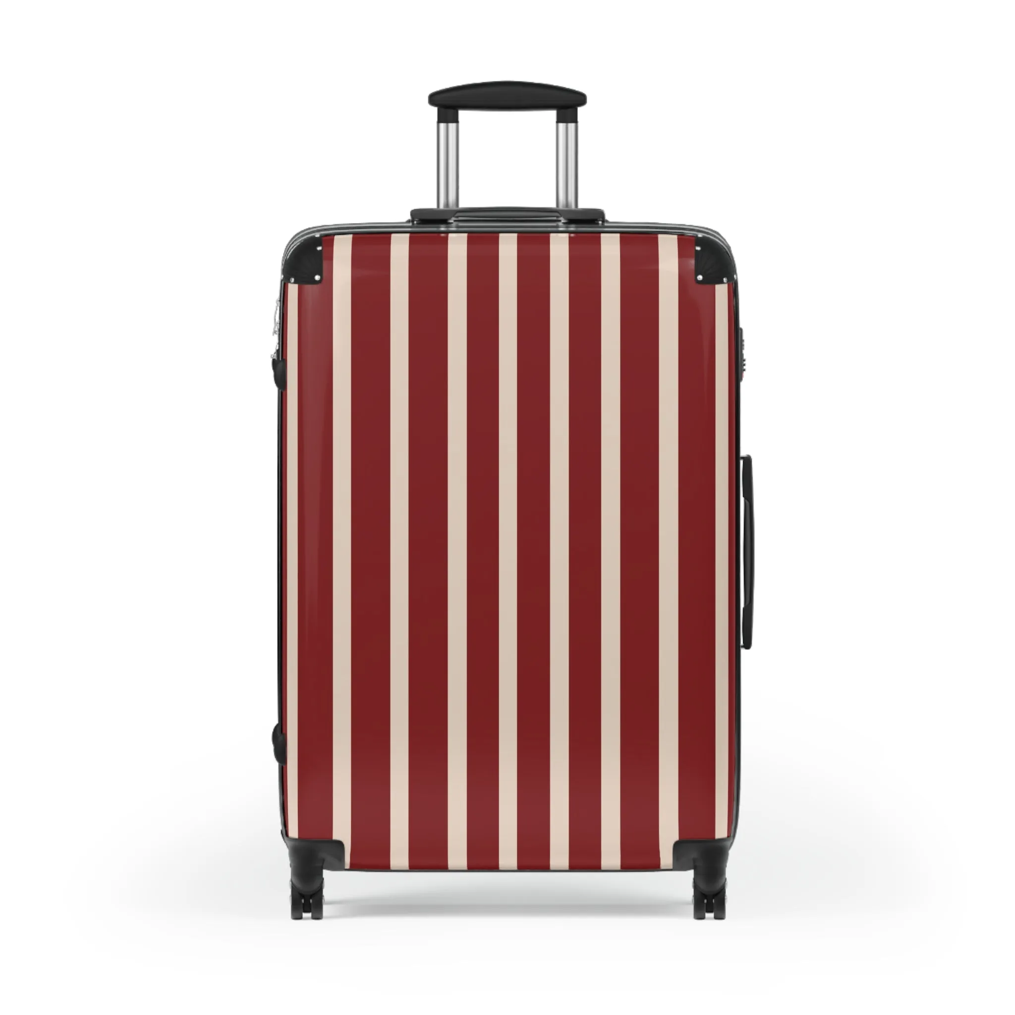 Crimson Creme Traveler Suitcase