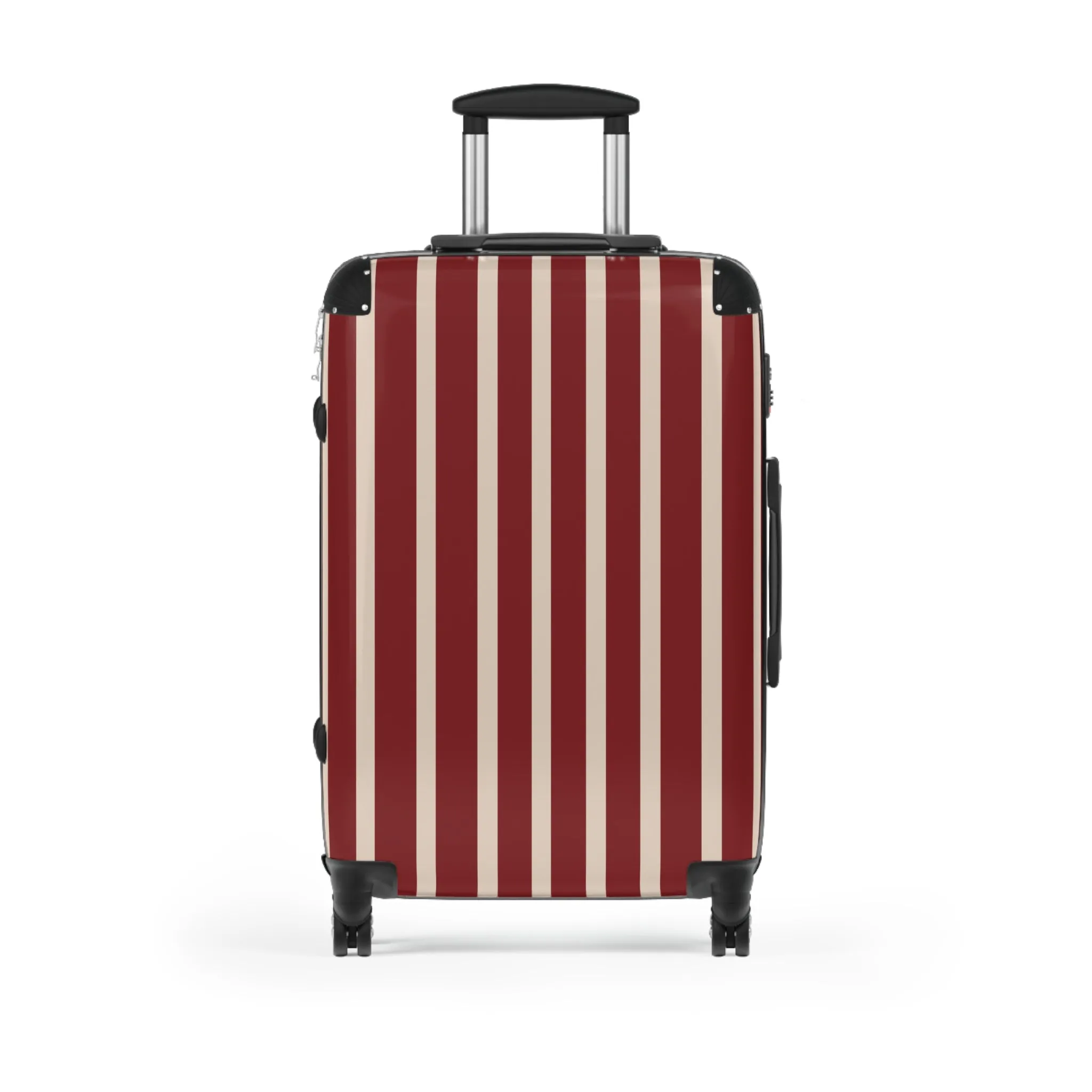 Crimson Creme Traveler Suitcase