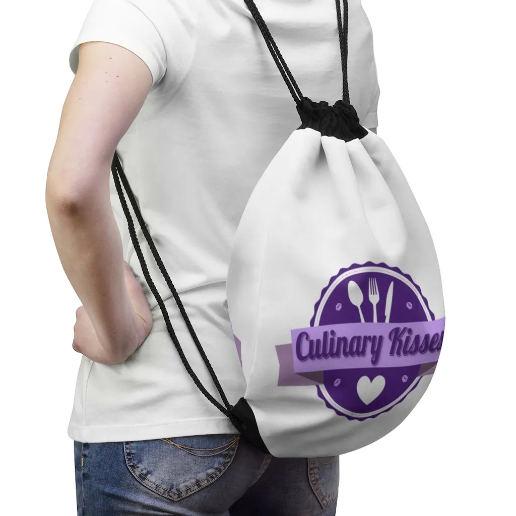 Culinary Kisses Drawstring Bag