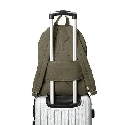 Dare To Roam Canvas 17-Inch Laptop Travel Backpack with Trolley Sleeve