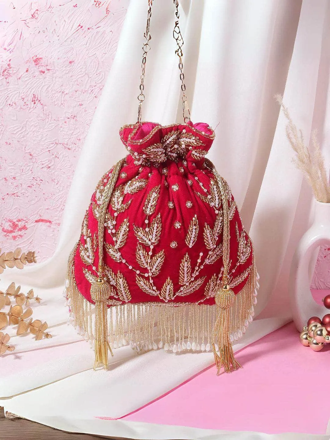 Designer Tassel Potli Bags