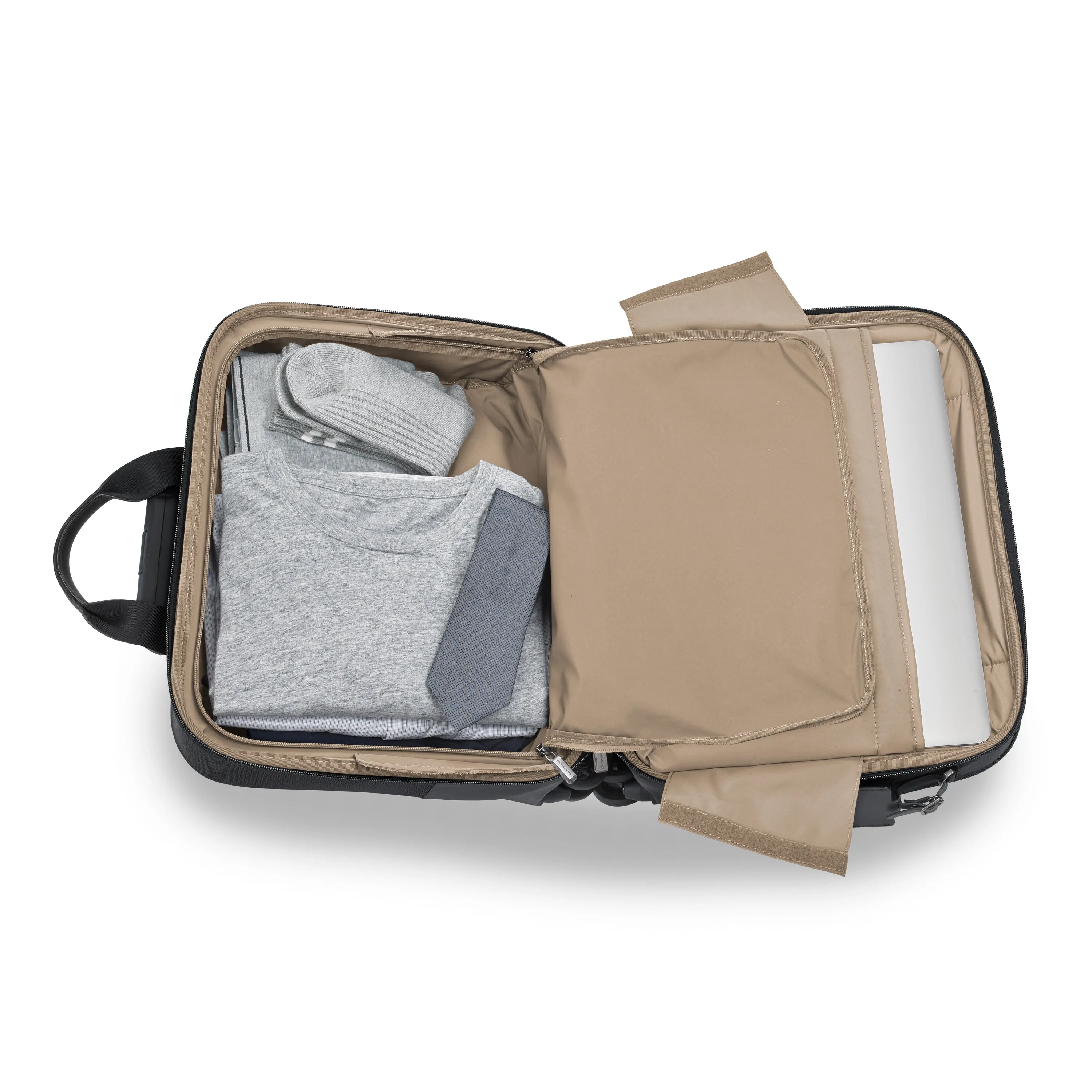 DISCONTINUED- Briggs & Riley @WORK Collection Softside Spinner Zippered Briefcase-  KR420SP