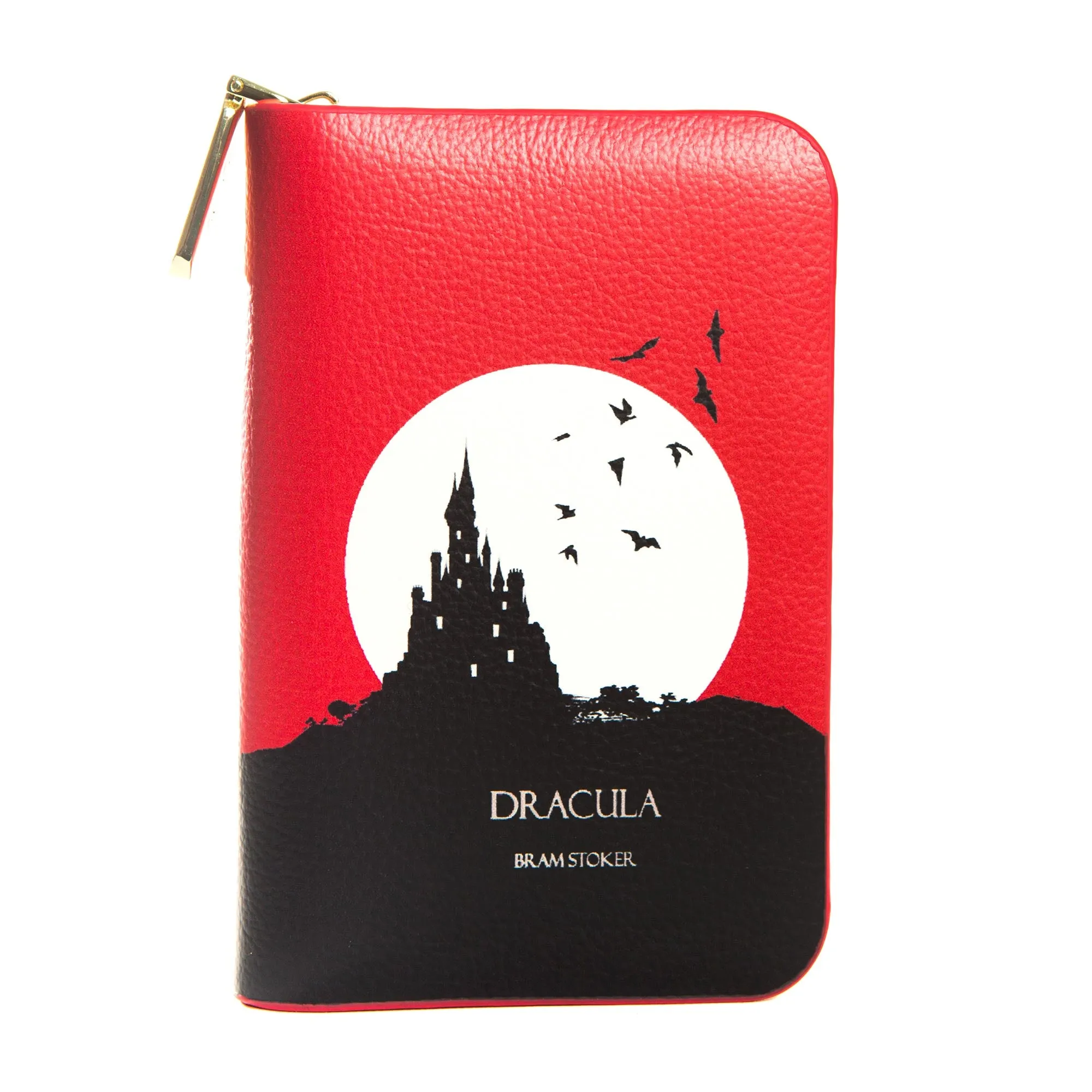 Dracula Moon Book Zip Around Purse