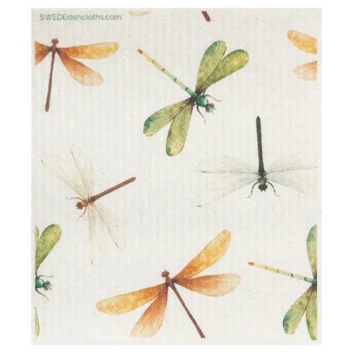 Dragonfly Collage: Single Cloth - SWEDEdischcloths