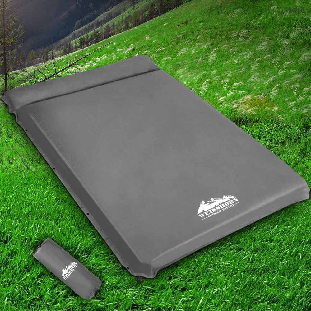 Durable 10CM Double Self Inflating Camping Mat - Weisshorn