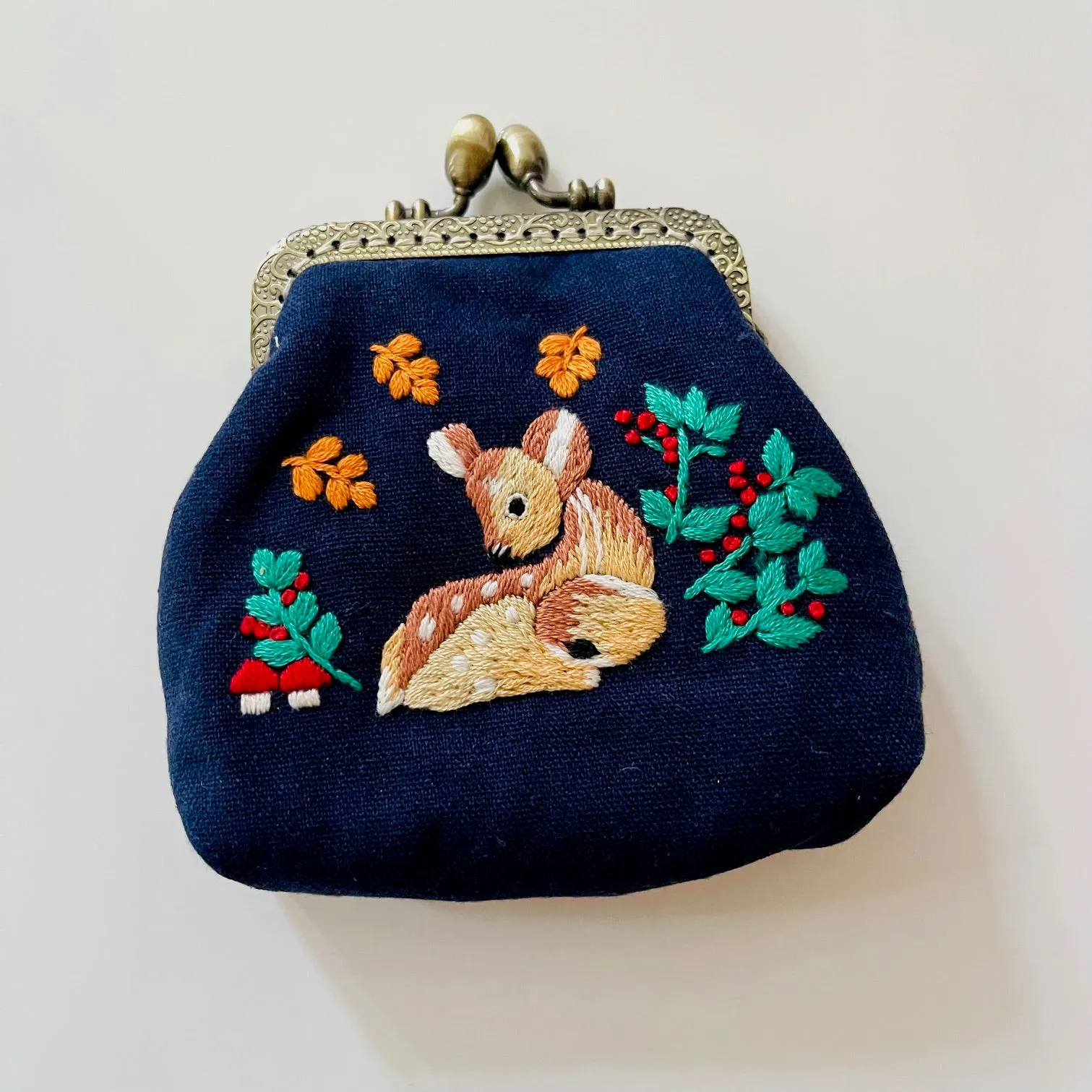 Embroidered Coin Purse | Handmade