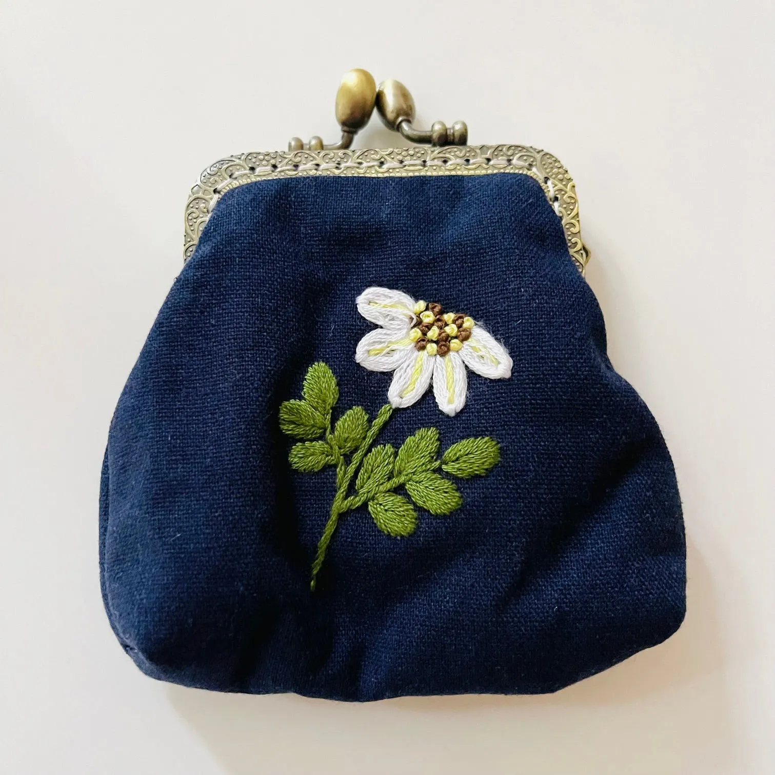 Embroidered Coin Purse | Handmade