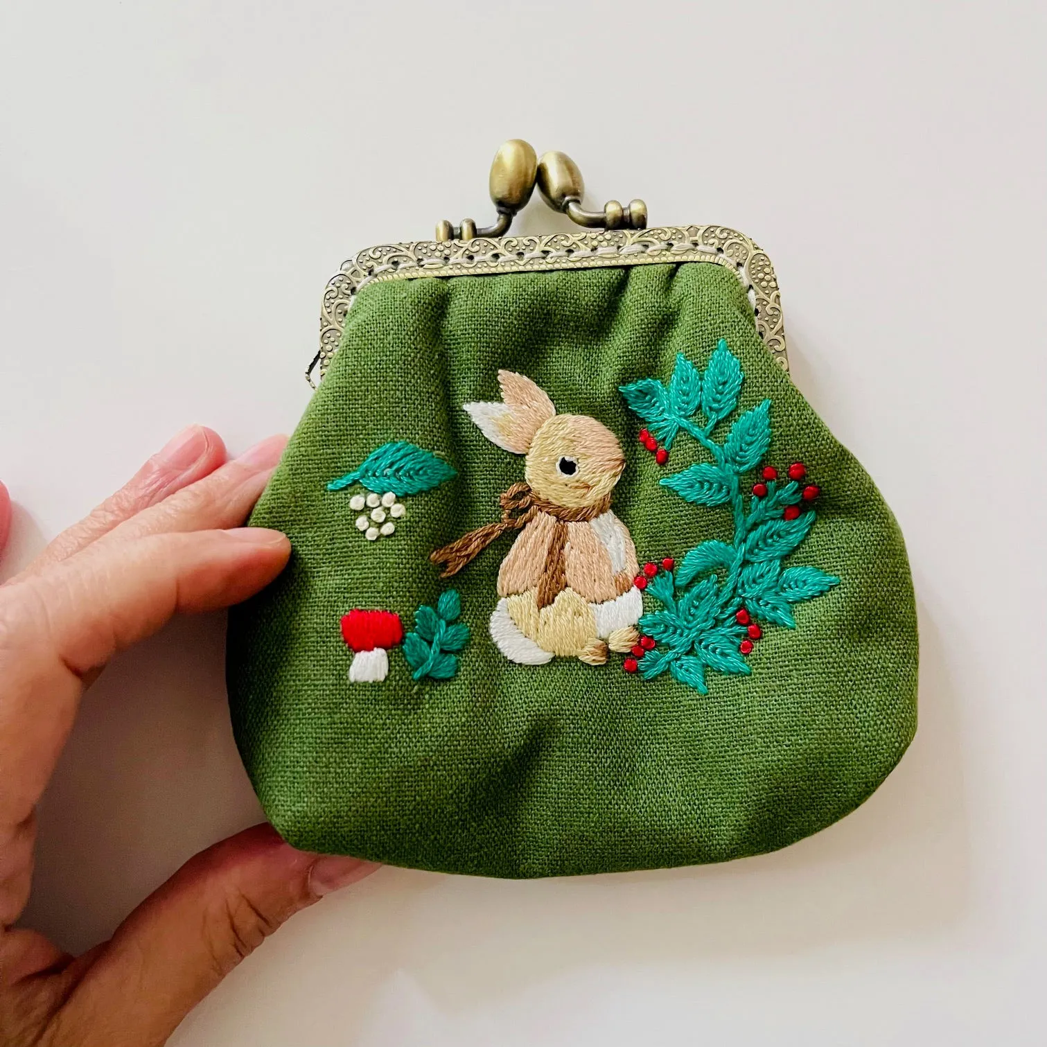 Embroidered Coin Purse | Handmade