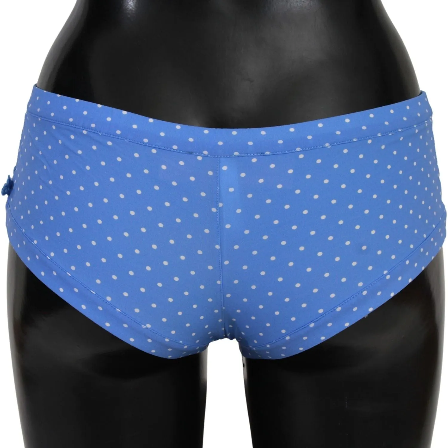 Ermanno Scervino Chic Blue Dotted Designer Bikini Set