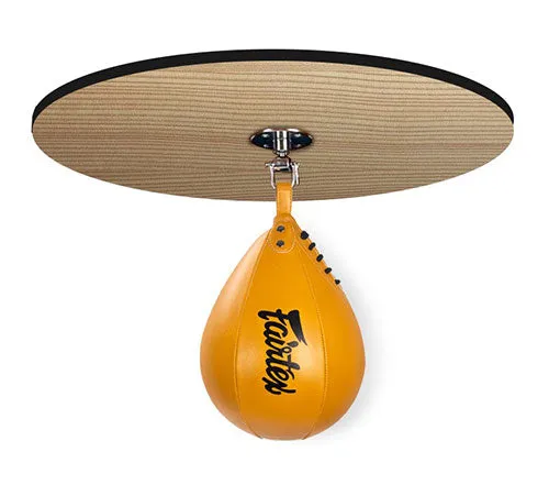 FAIRTEX SB1 MUAY THAI BOXING MMA PUNCHING SPEED BALL Microfiber 58 dia x 25 cm Gold