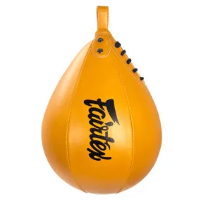 FAIRTEX SB1 MUAY THAI BOXING MMA PUNCHING SPEED BALL Microfiber 58 dia x 25 cm Gold