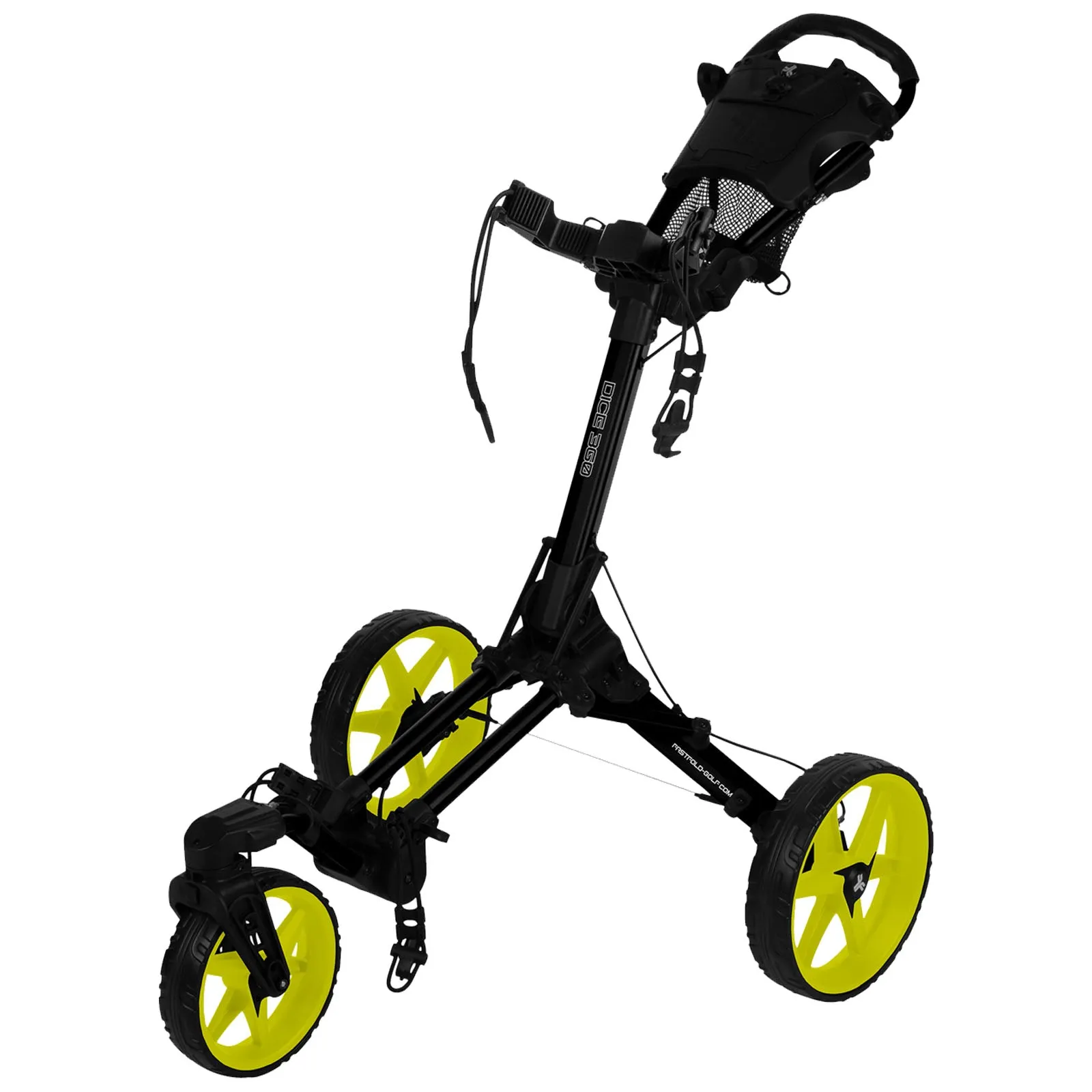 FastFold Dice 3-Wheel Ultra Compact Golf Trolley