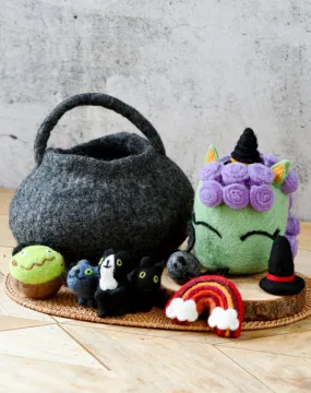 Felt Witch (Trick or Treat) Grazing Set - Tara Treasures