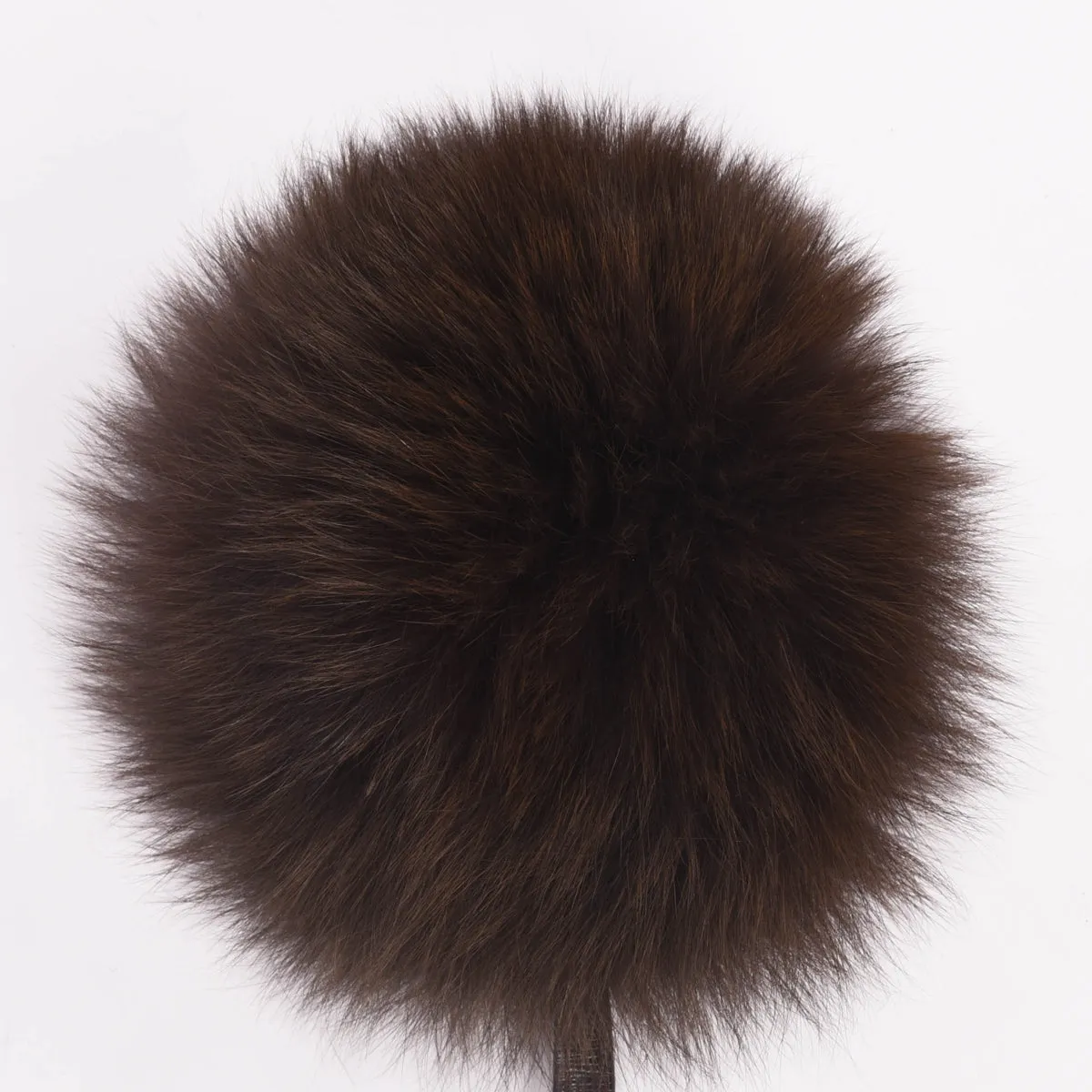 Fendi Chocolate Fur Pom Pom Bag Charm