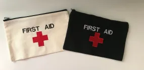 First Aid Red Cross Medicine Bag Pouch, Ouch Bag, Travel Medicine Toiletry Bag,Doctor Nurse Graduation Gift