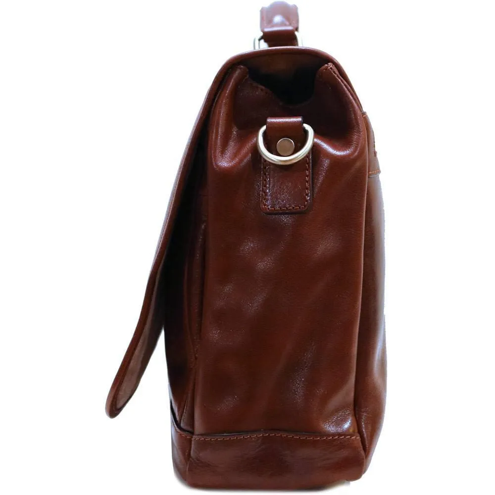 Floto Leather Centro Messenger Bag