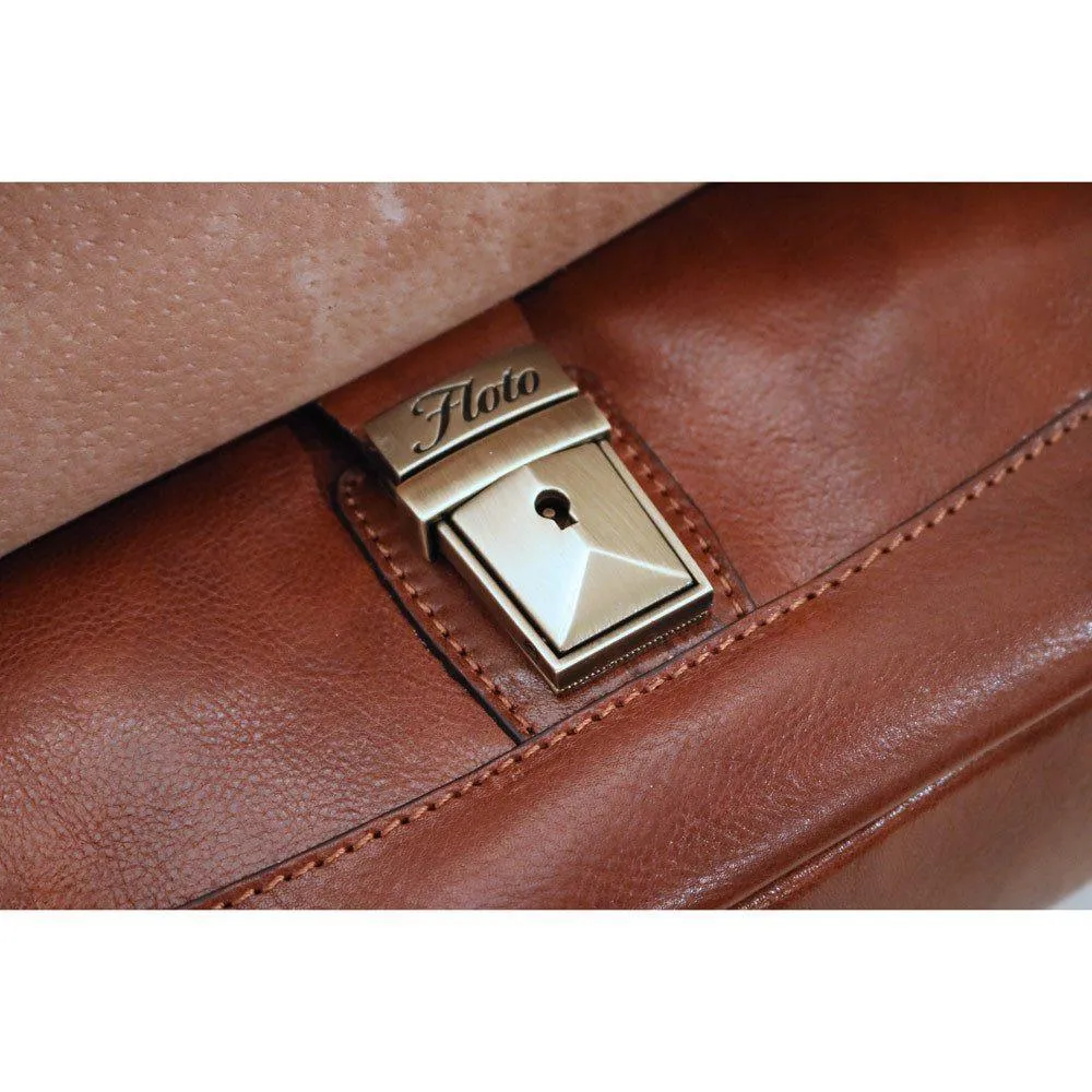 Floto Leather Centro Messenger Bag