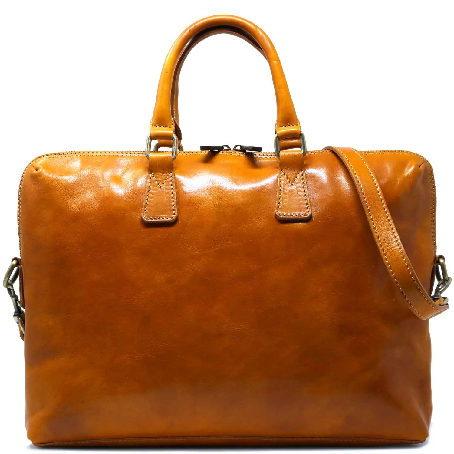 Floto Leather Milano Slim Briefcase