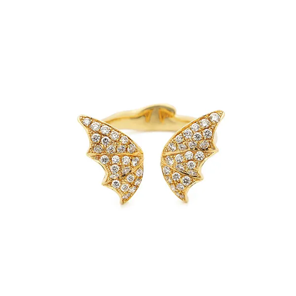 Fly By Night Pavé Open Ring