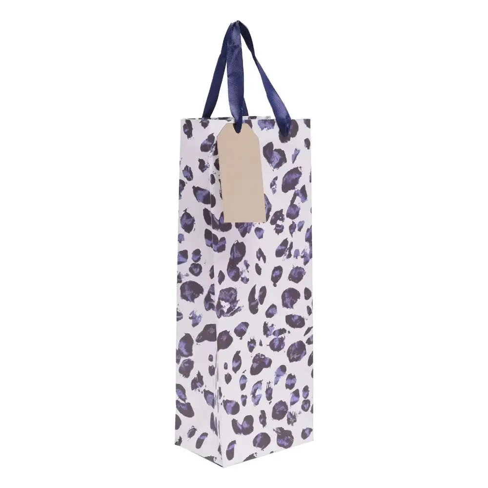 Frida Navy Animal Print Gift Bag - Three Sizes