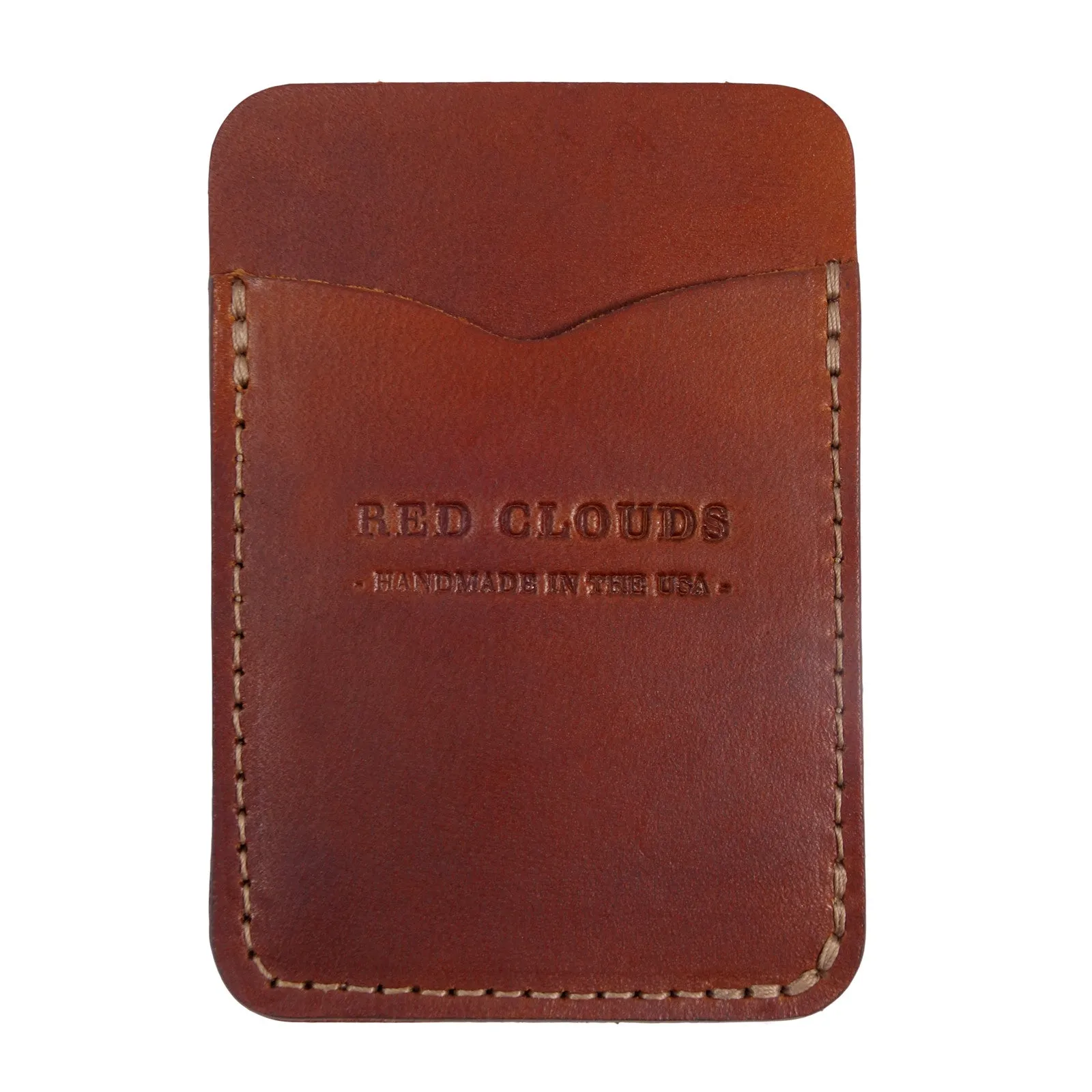 Frontside Vertical Wallet - Saddle Tan