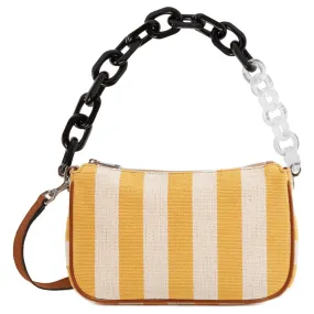 Furla 'Moon' Shoulder Bag - Burnt Yellow