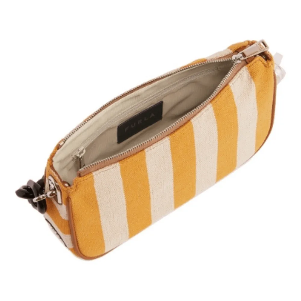 Furla 'Moon' Shoulder Bag - Burnt Yellow