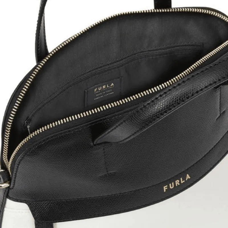 Furla Piper Small Dome 26 - Naturale   Nero