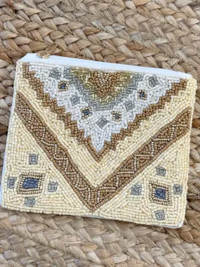 Geometric Boho Coin Pouch