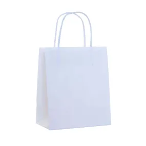 Gift Bag - White - 10pc