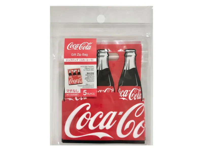 Gift Zip Bag Coca Cola 13cm x 11cm