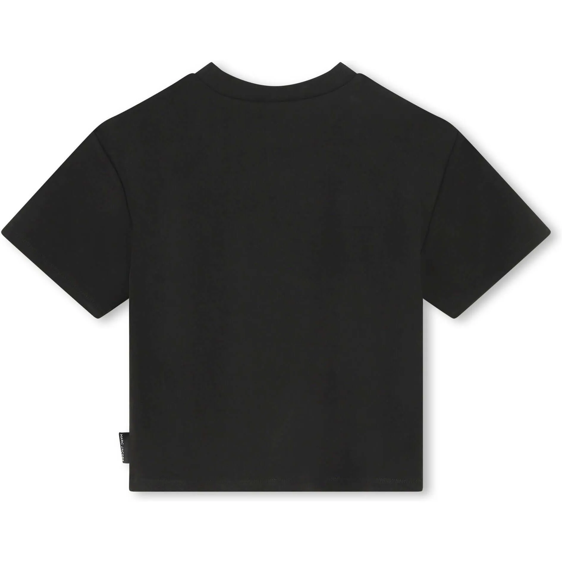 Girls Black Short Sleeve Bag T-shirt