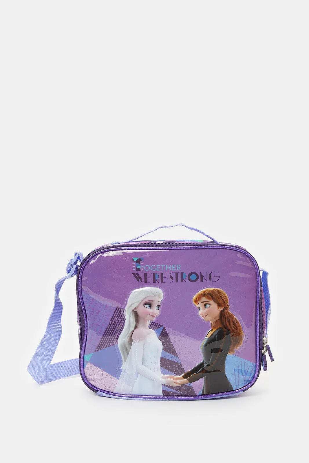 Girls Purple Disney Frozen Trolley Set (5 Piece)