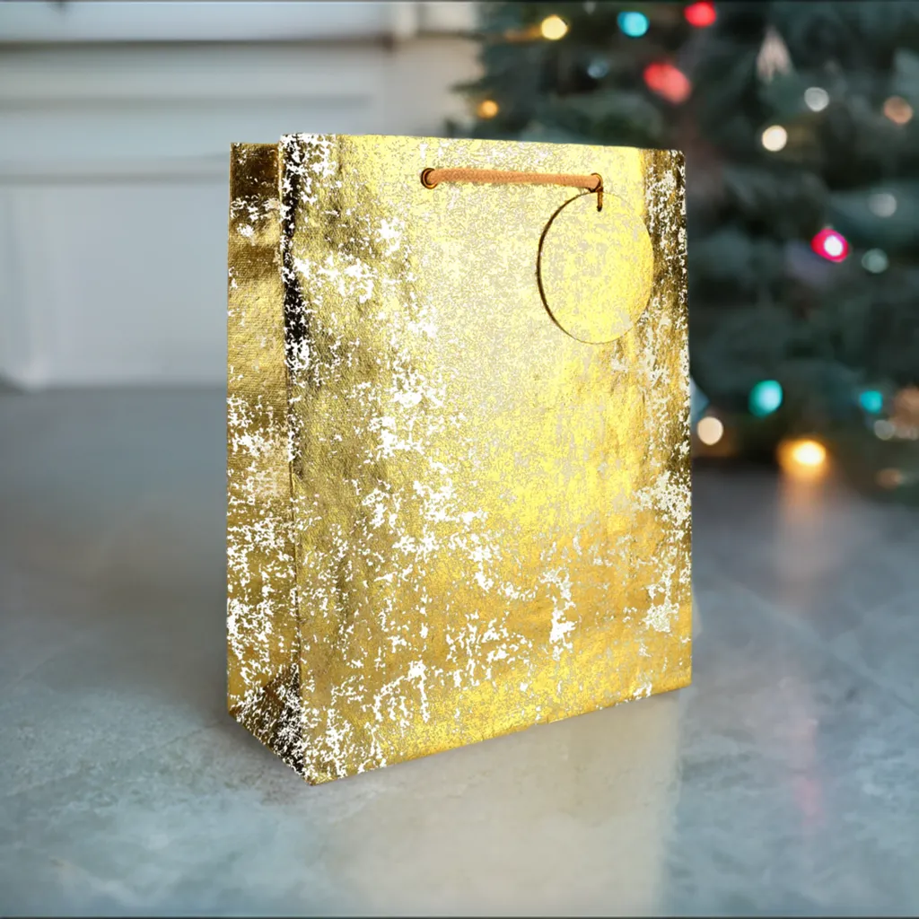 Gold Crush Large Gift Bag