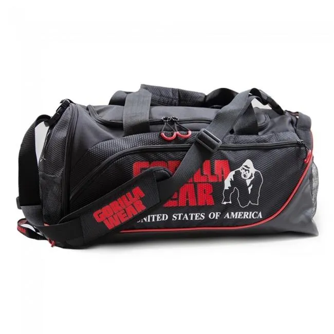 Gorilla Wear Jerome Gym Bag - Black-Red