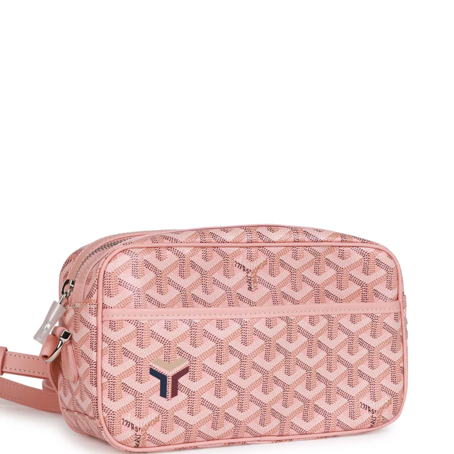 Goyard Goyardine Rose Pink Cap Vert PM Bag Palladium Hardware