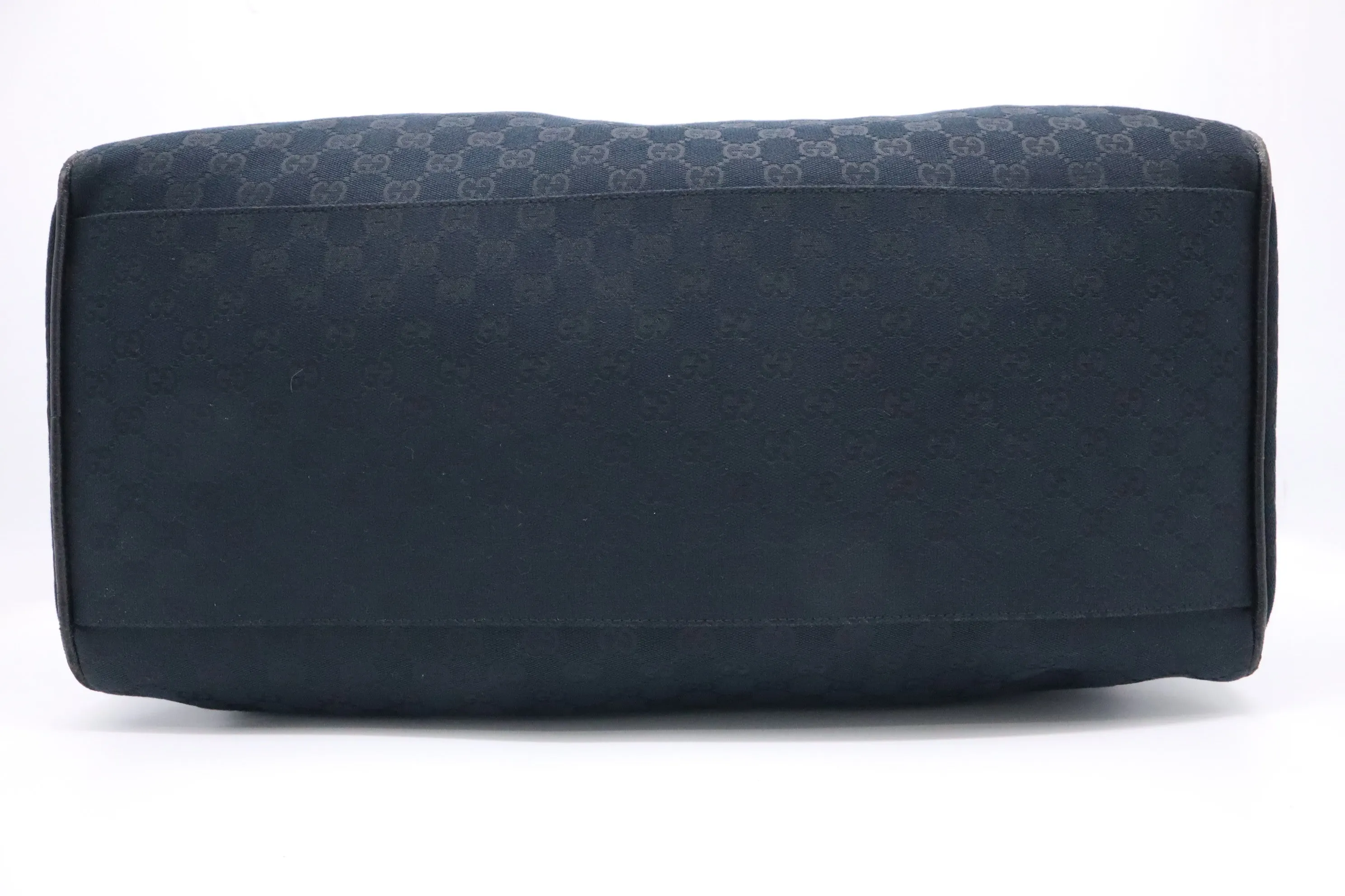 Gucci Boston Bag in Black GG Canvas