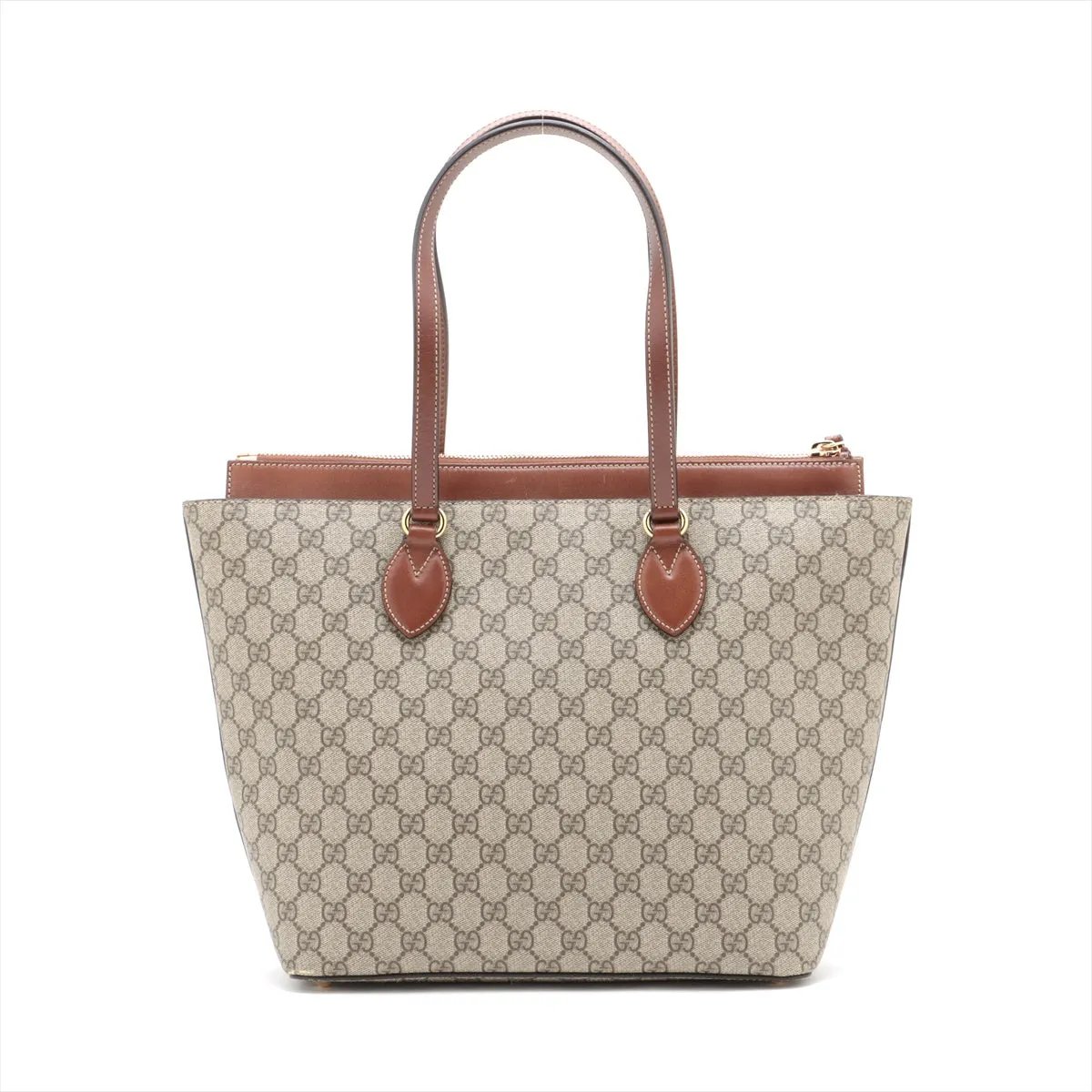 Gucci GG Supreme Linea A Zip Tote bag Beige #2507