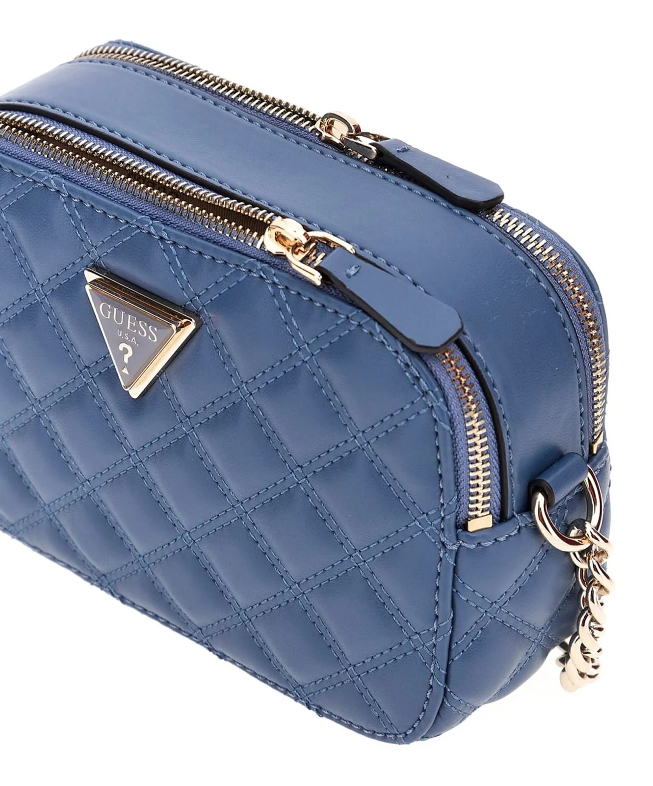 GUESS GIULLY QUILTED CAMERA CROSSBODY