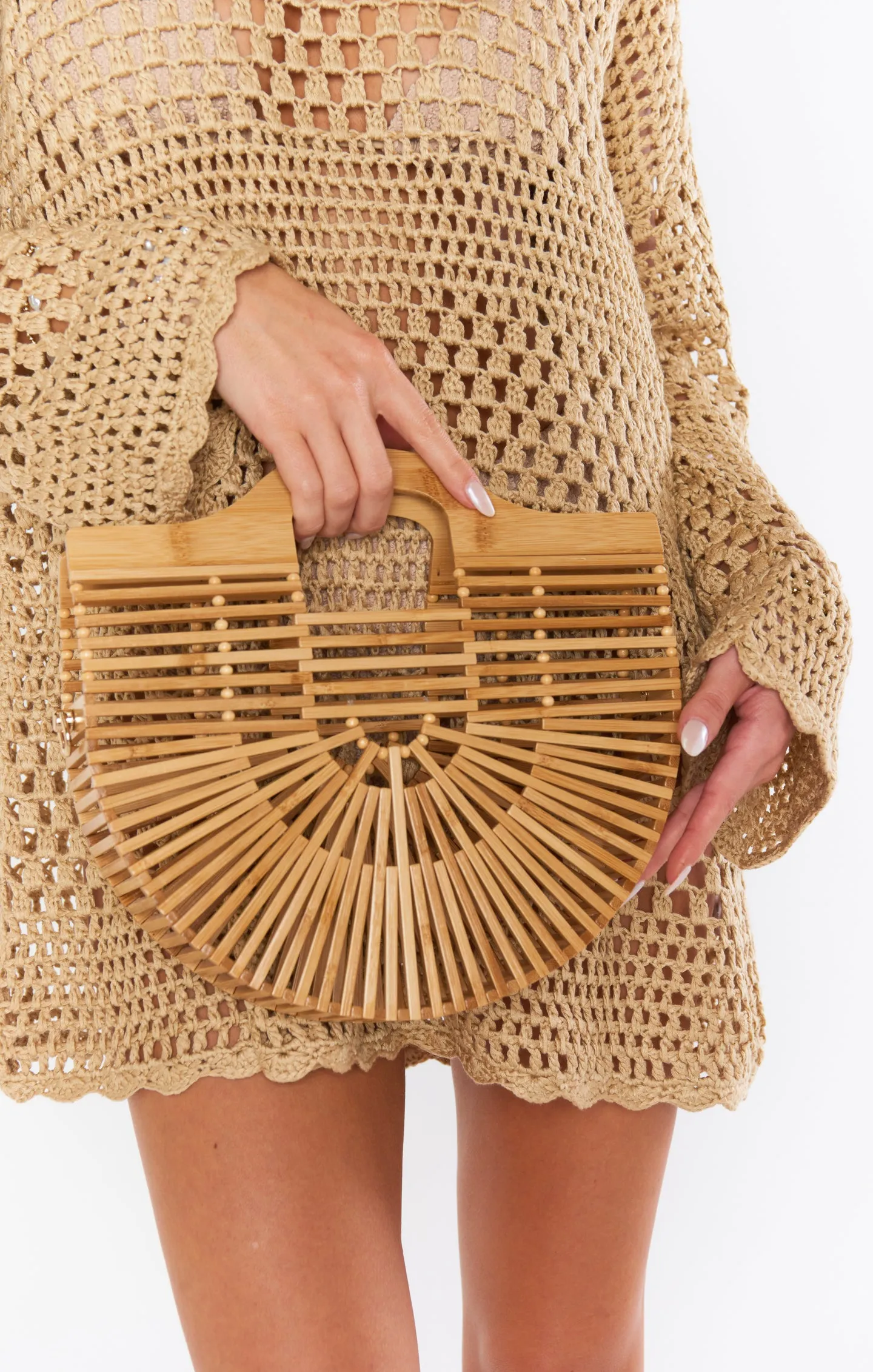 Half-Moon Clutch ~ Bamboo