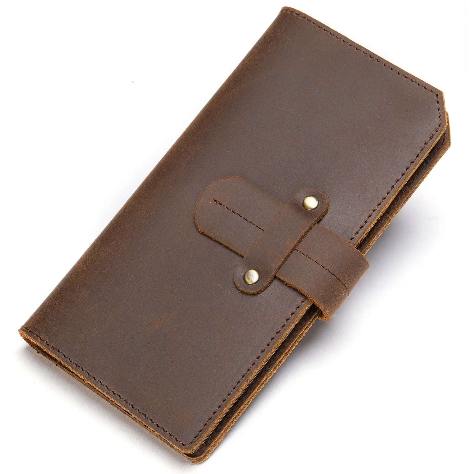 Handcrafted Full Grain Leather Wallet Men Card Holder Wallet