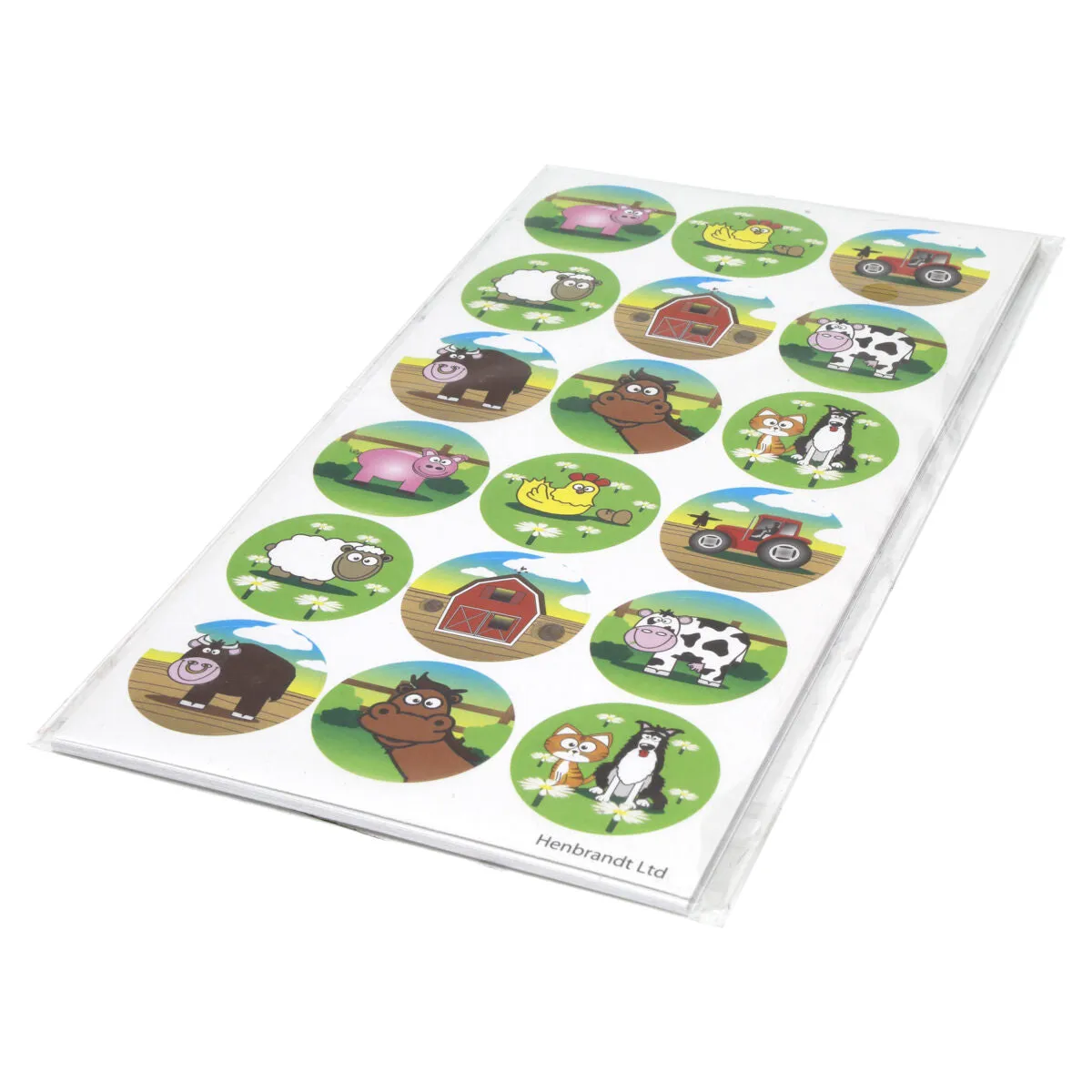 Henbrandt Large Farm Stickers