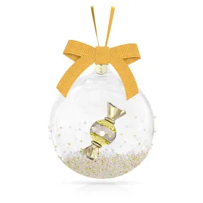 Holiday Cheers Dulcis Yellow Ball Ornament 5688315