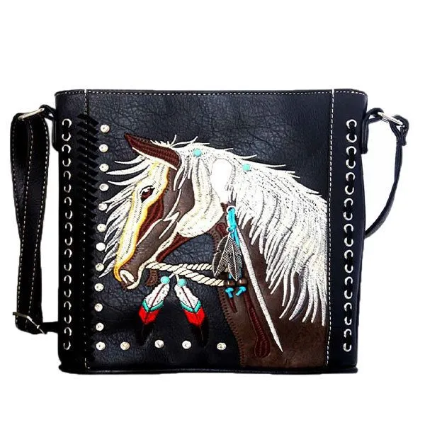 Horse Design Crossbody Bag